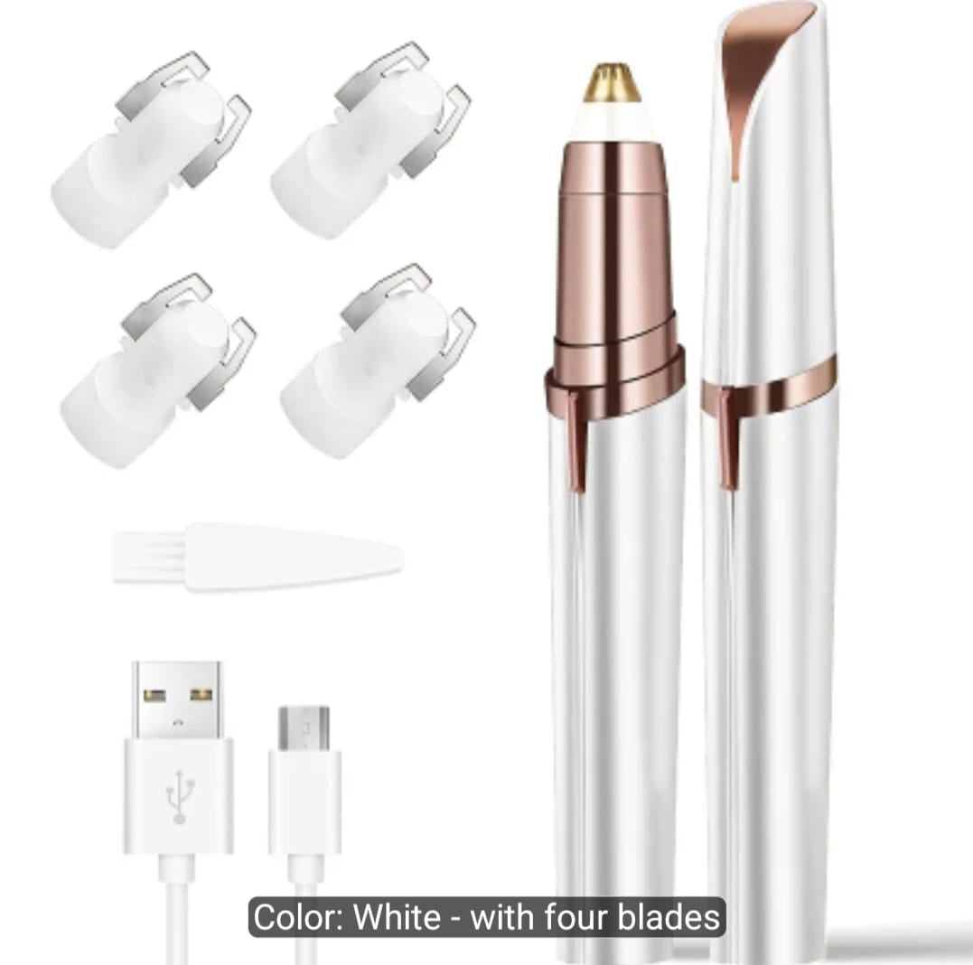 Portable Rechargeable Electric Eyebrow & Bikini Trimmer