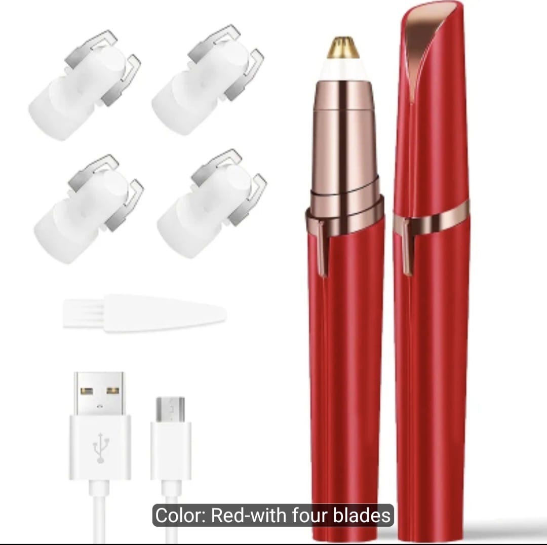 Portable Rechargeable Electric Eyebrow & Bikini Trimmer