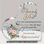 Inspirational Quotes Desk Decor Plaque