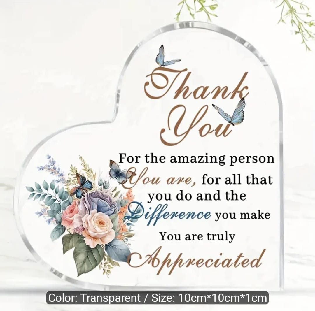 Inspirational Quotes Desk Decor Plaque