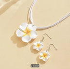Bohemian Plumeria Jewelry Set