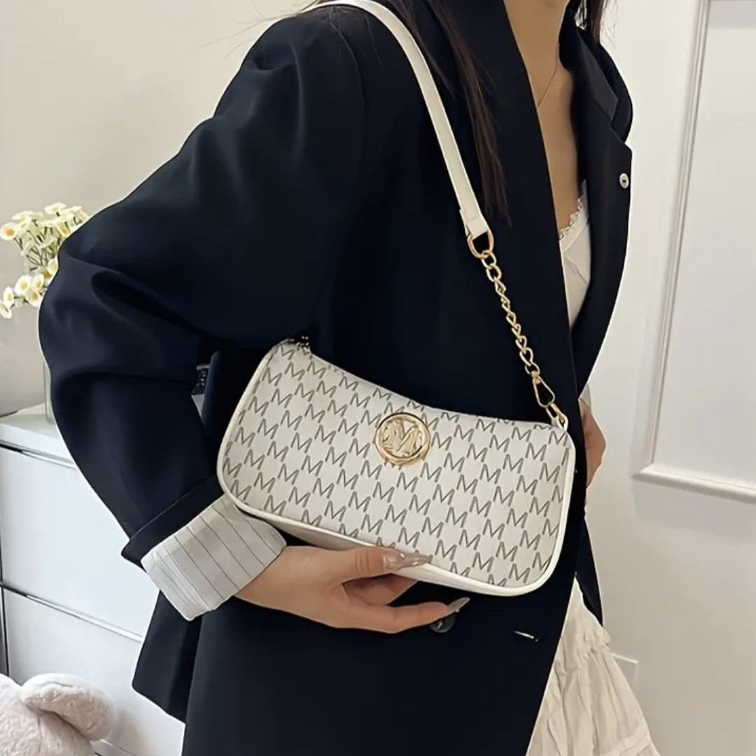 French Vintage Underarm Bag for Women