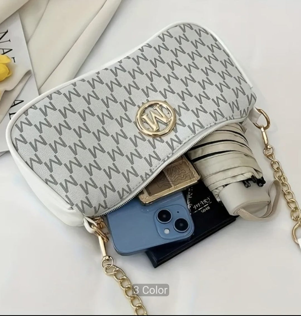 French Vintage Underarm Bag for Women