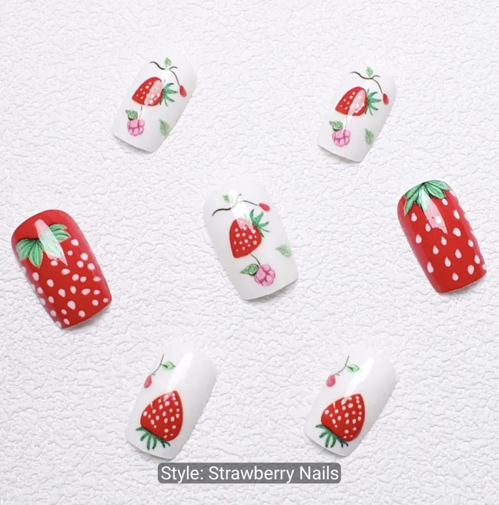 24pcs Square Press-On Nails Set