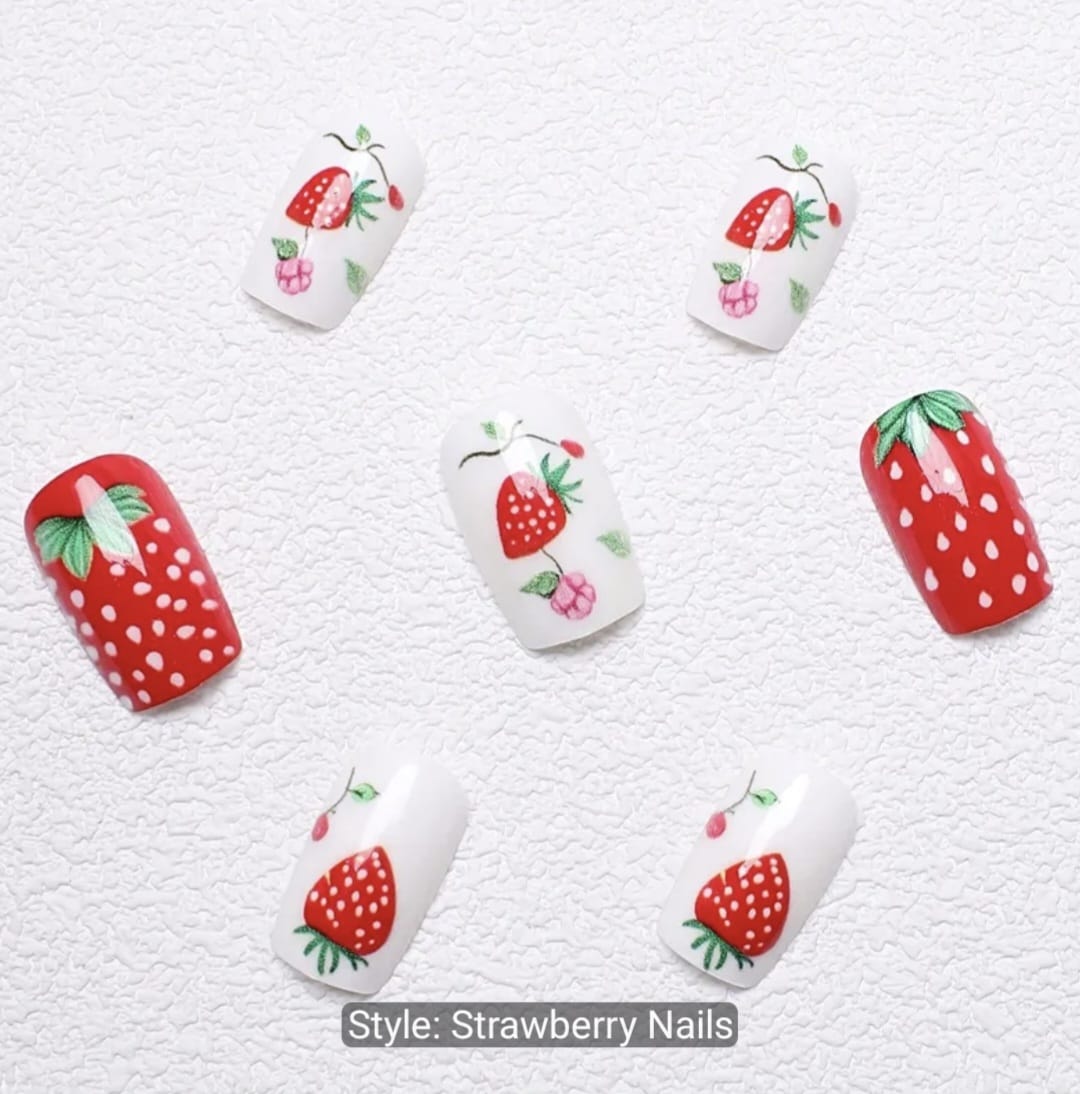 24pcs Square Press-On Nails Set
