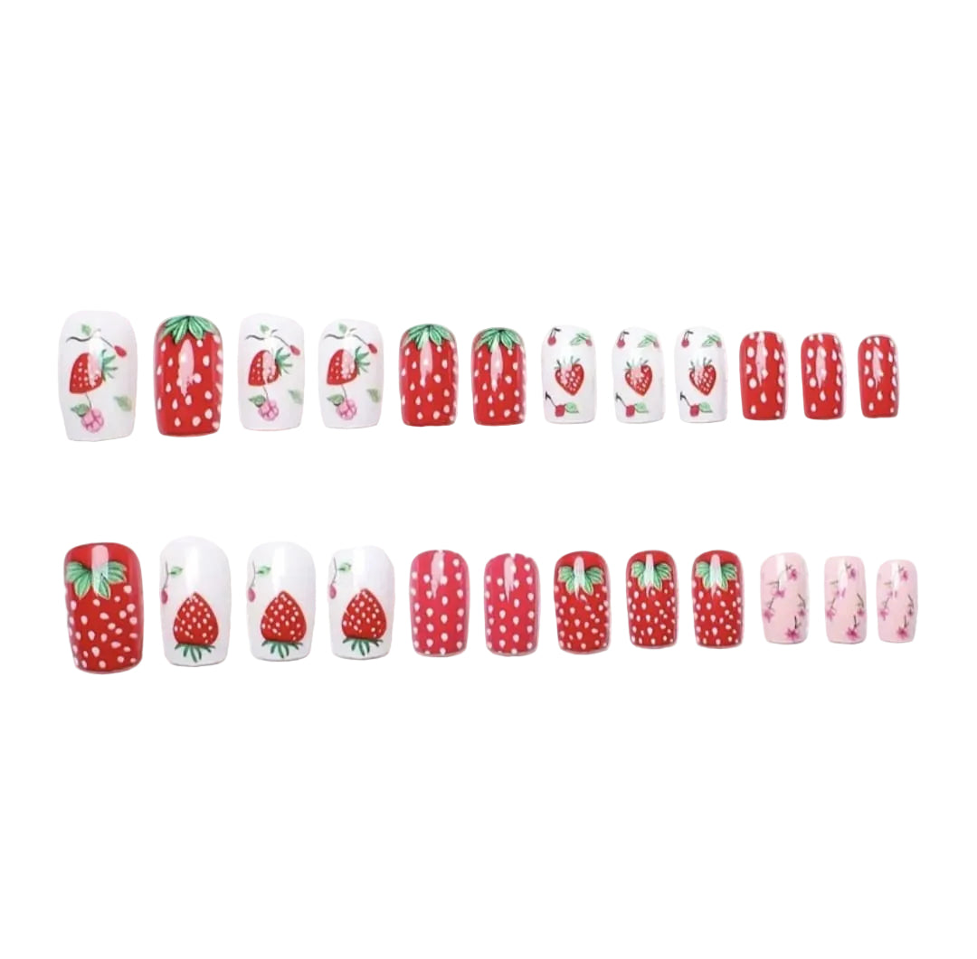 24pcs Square Press-On Nails Set