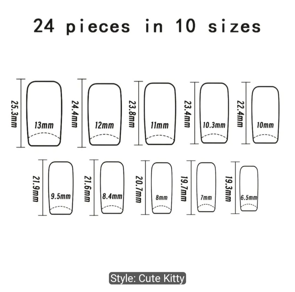 Sanrio Hello Kitty Press-On Nails