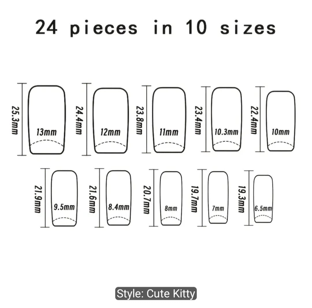 Sanrio Hello Kitty Press-On Nails