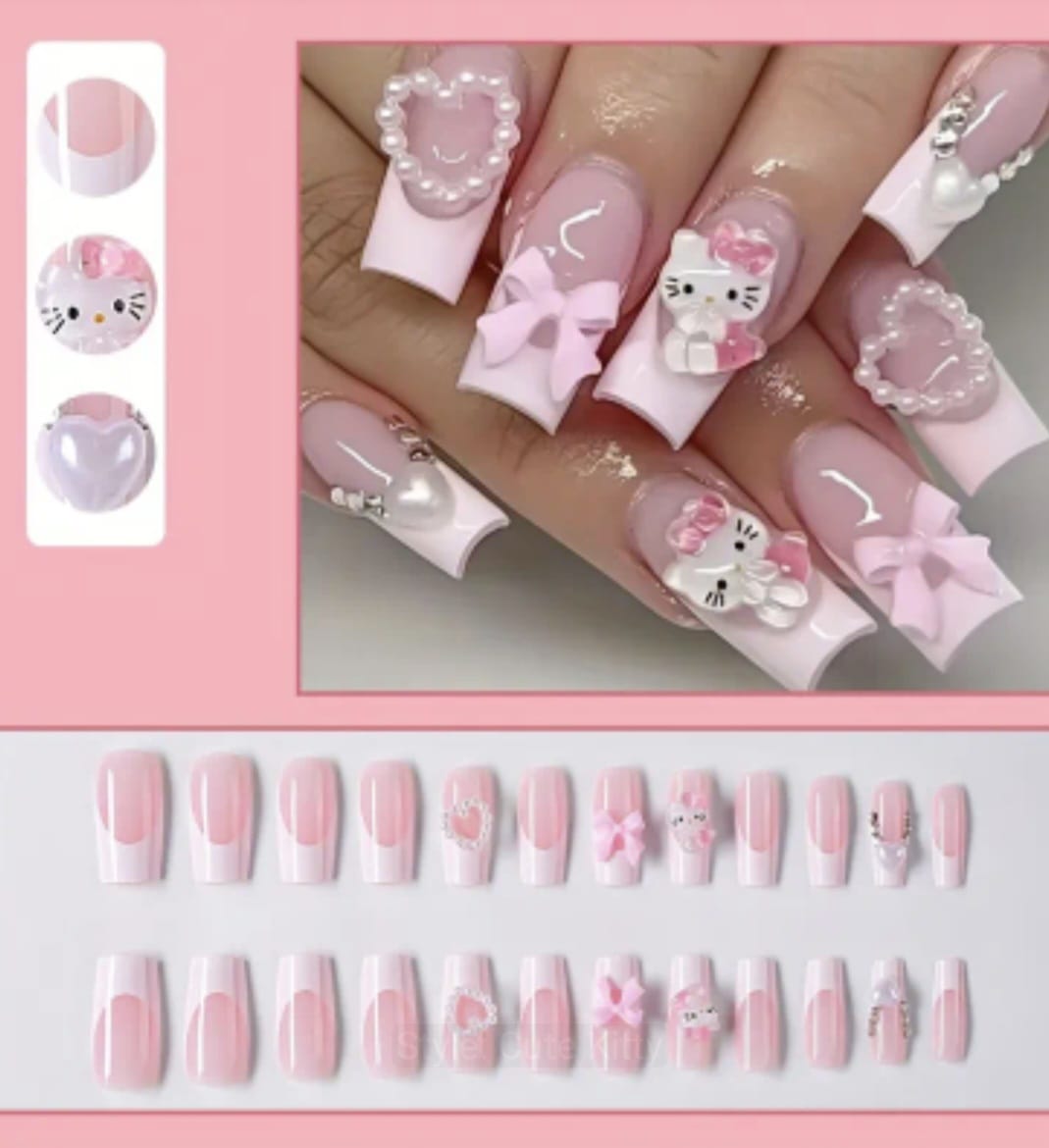 Sanrio Hello Kitty Press-On Nails