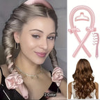 5pcs Heatless Curling Rod Headband Set