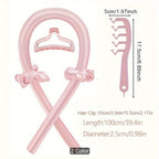 5pcs Heatless Curling Rod Headband Set