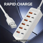 12-Port USB Fast Charging Station
