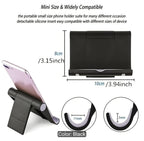 New Black Foldable Phone & Tablet Stand