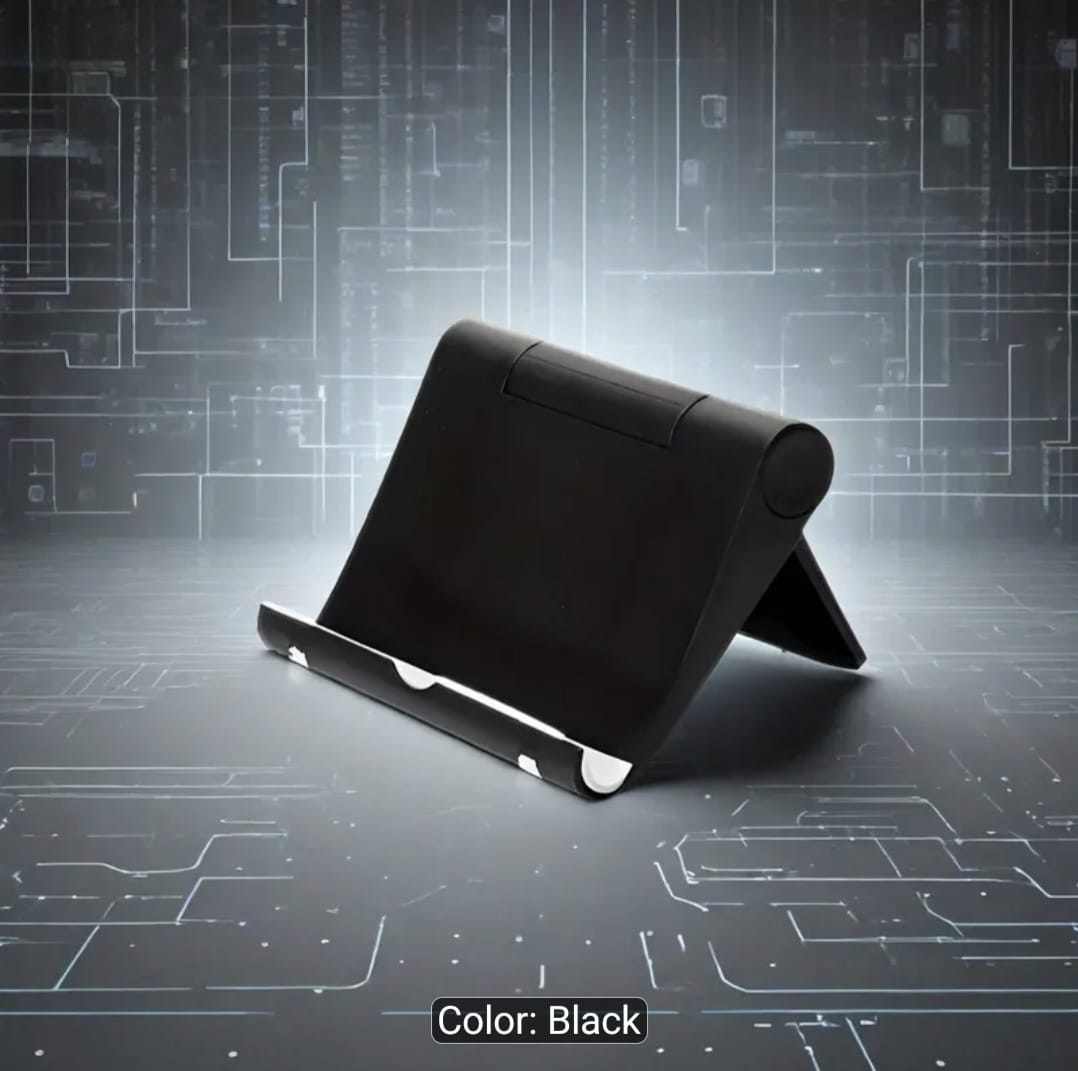 New Black Foldable Phone & Tablet Stand