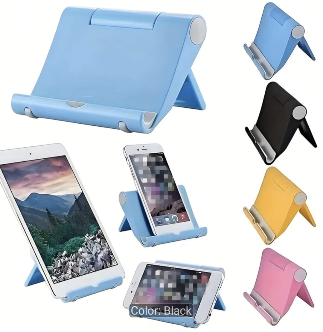 New Black Foldable Phone & Tablet Stand