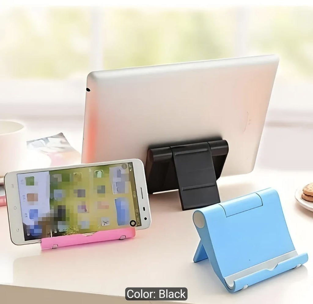New Black Foldable Phone & Tablet Stand