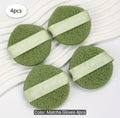 4Pcs Matcha Tea Facial Exfoliating Sponges