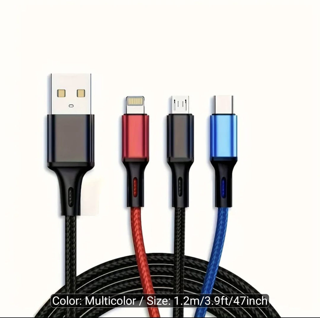 3-in-1 Multi USB Charging Cable