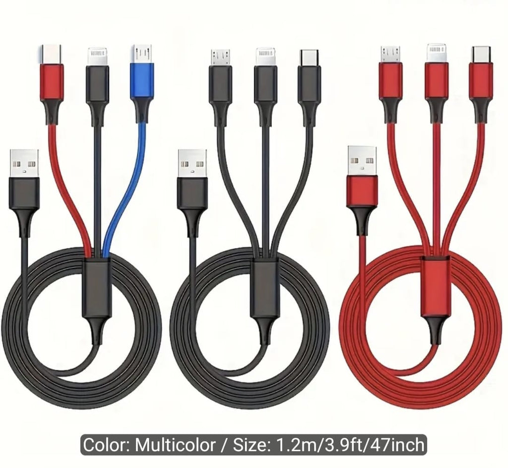 3-in-1 Multi USB Charging Cable