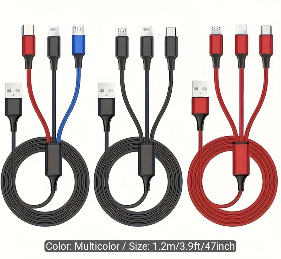 3-in-1 Multi USB Charging Cable