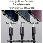 3-in-1 Multi USB Charging Cable