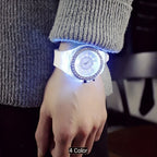 Fashionable Luminous Rhinestone Watch