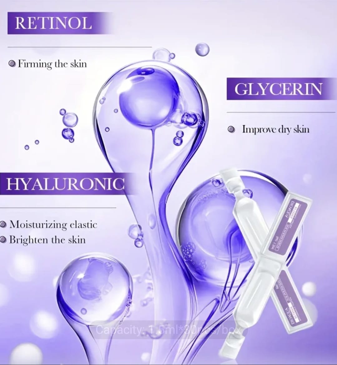 30pcs Retinol Sub-Polish Serum