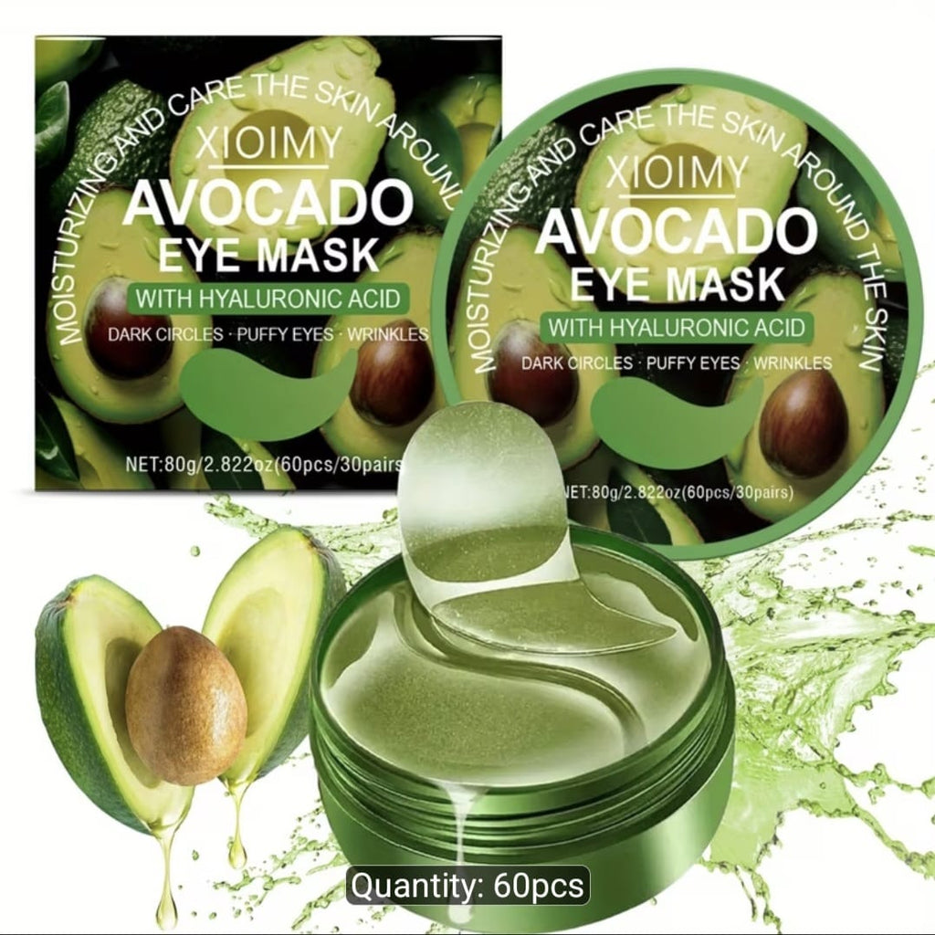 60Pcs Xioimy Avocado Collagen Eye Masks