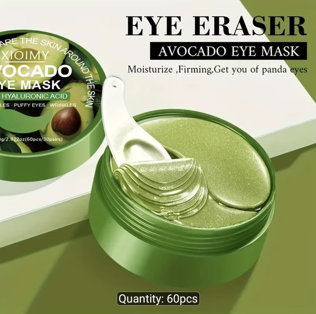 60Pcs Xioimy Avocado Collagen Eye Masks