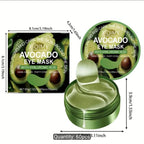 60Pcs Xioimy Avocado Collagen Eye Masks