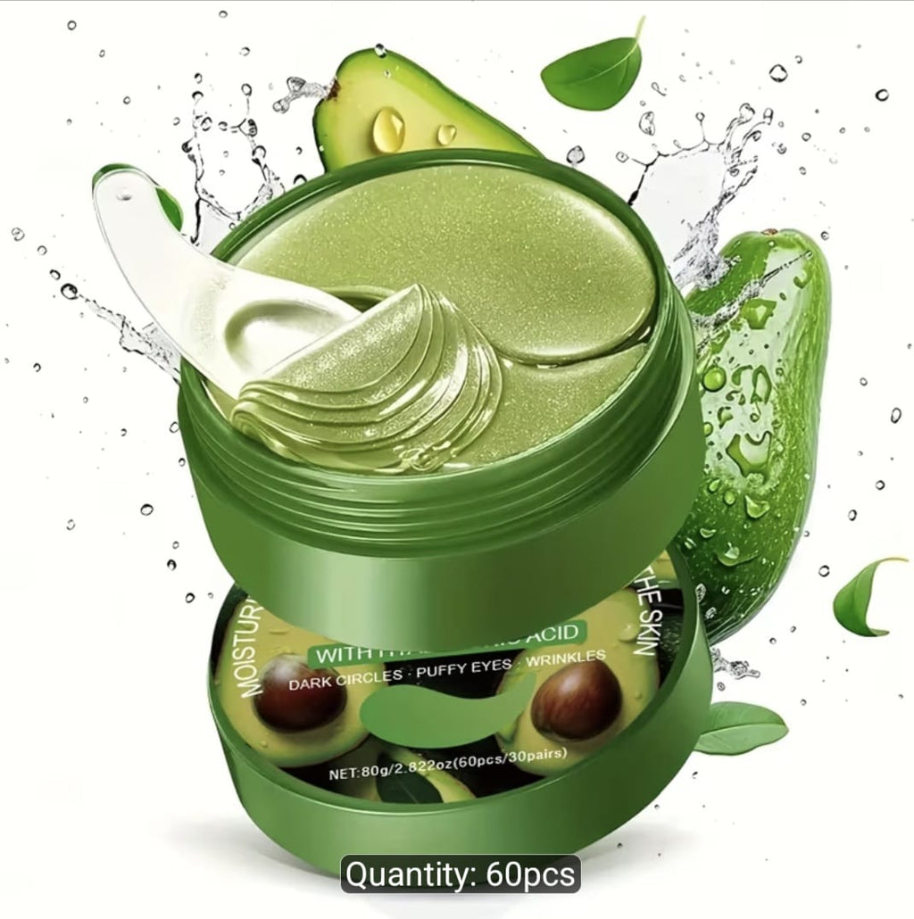60Pcs Xioimy Avocado Collagen Eye Masks
