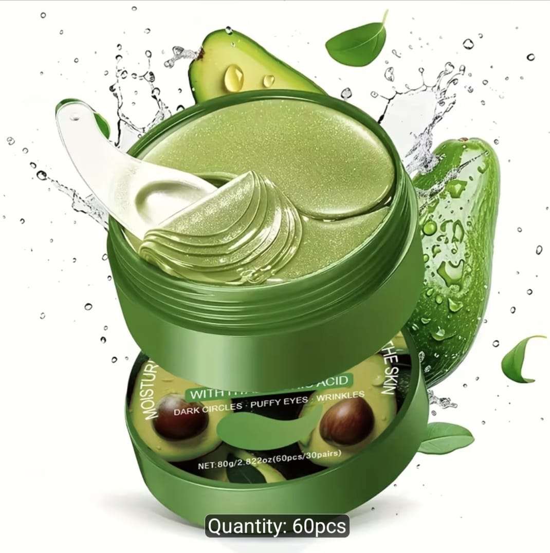 60Pcs Xioimy Avocado Collagen Eye Masks