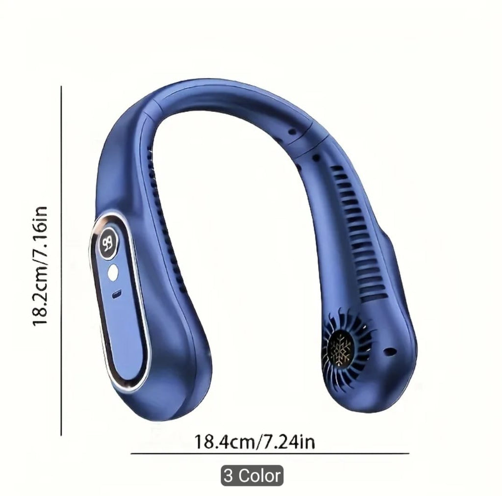 USB Rechargeable Blade-Free Neck Fan